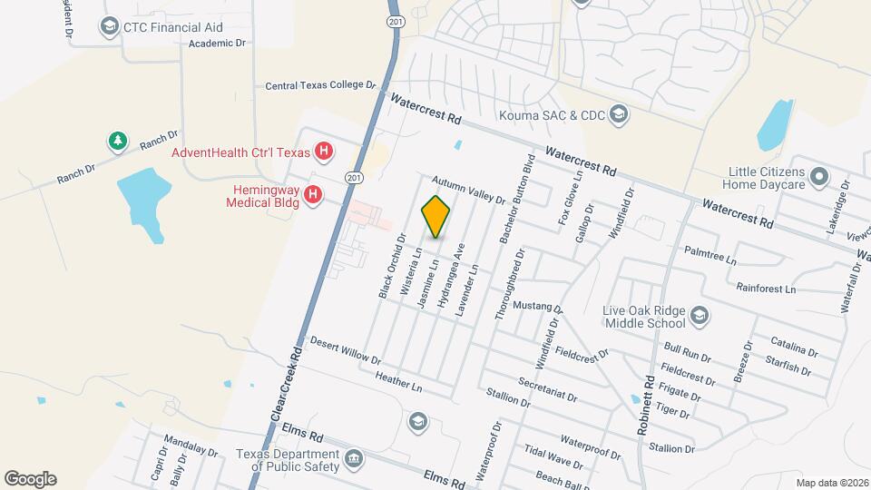 2603 Jasmine Ln Map and Location Details