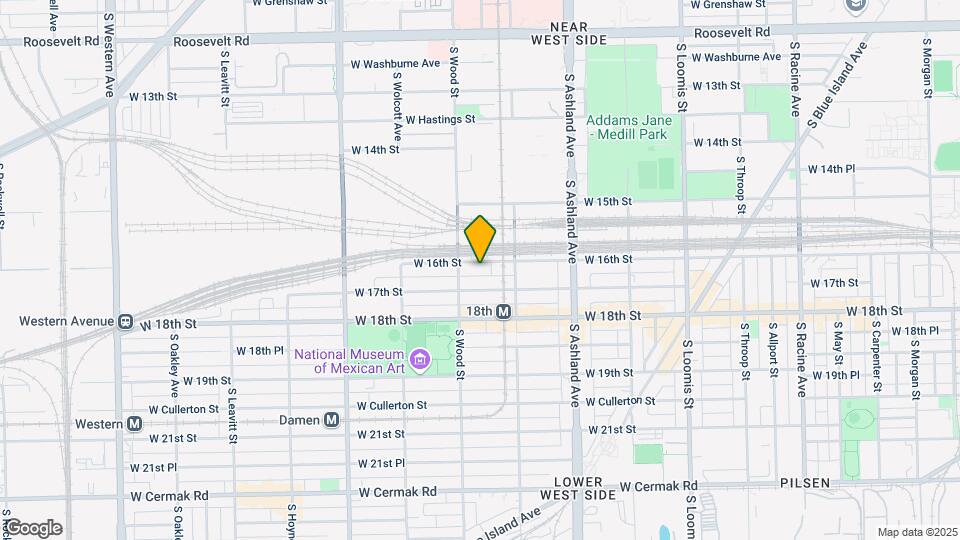 1737 W 16th St Map and Location Details