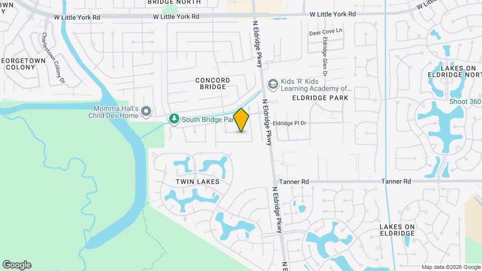 13307 Misty Mill Dr Map and Location Details