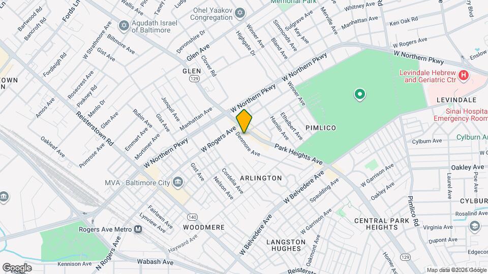 Park Heights Place Map and Location Details