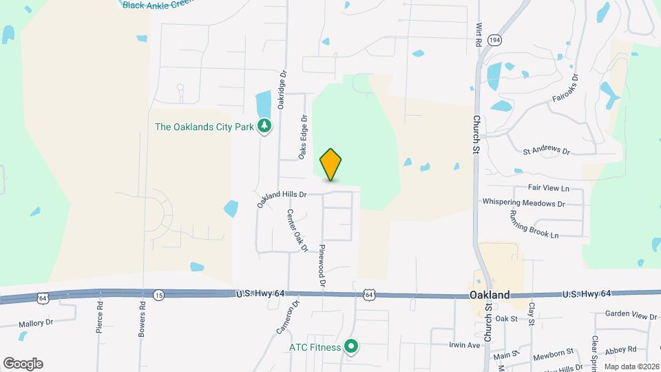 465 Oakland Hills Dr Map and Location Details