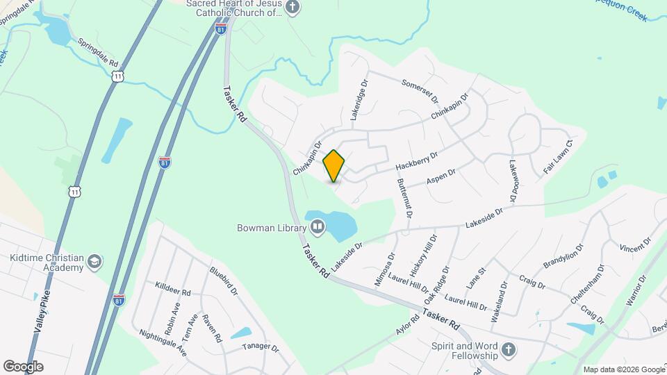 146 Hackberry Dr Map and Location Details