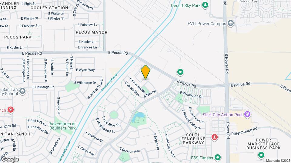 3406 S Luiseno Blvd Map and Location Details