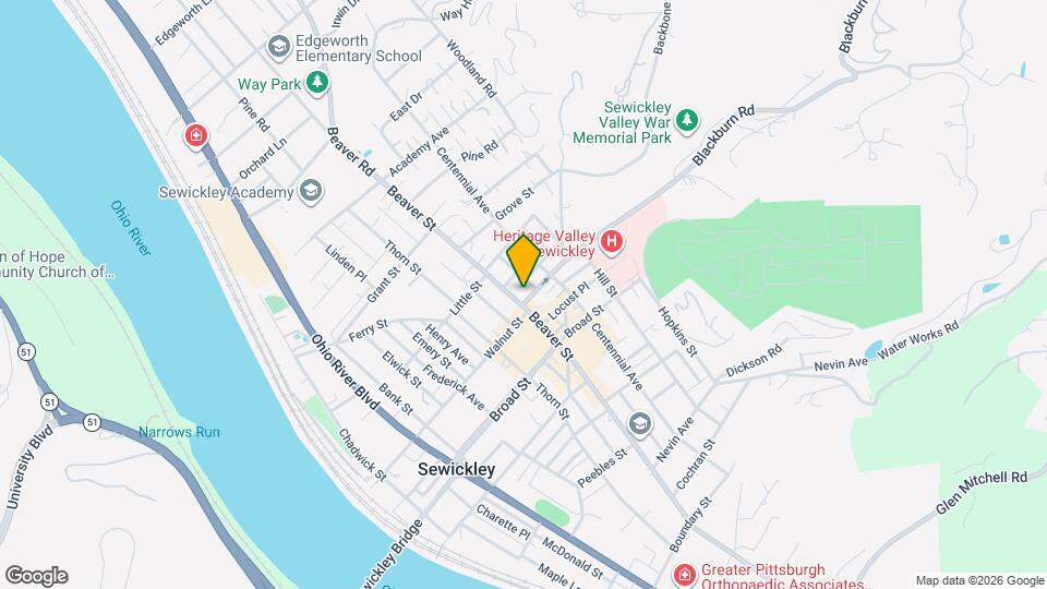 341 Beaver St Map and Location Details