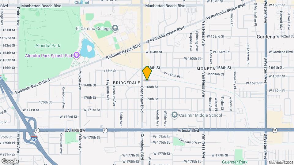 2922 W 167th St Map and Location Details