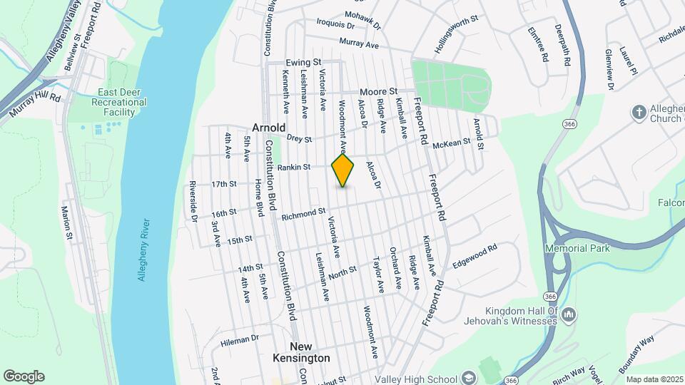 1715 Woodmont Ave Map and Location Details