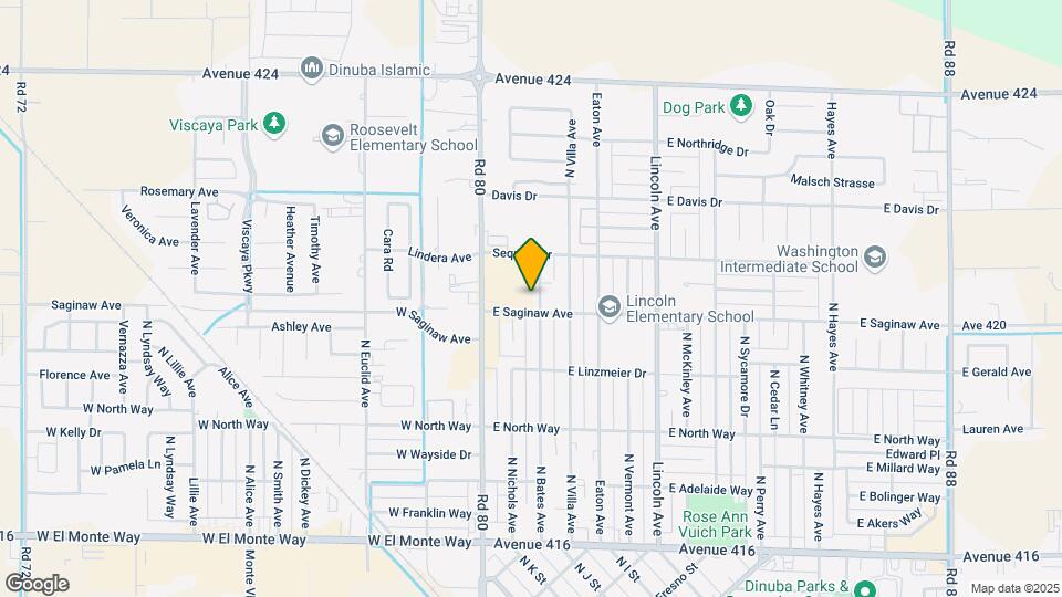 1011 N Bates Ave Map and Location Details