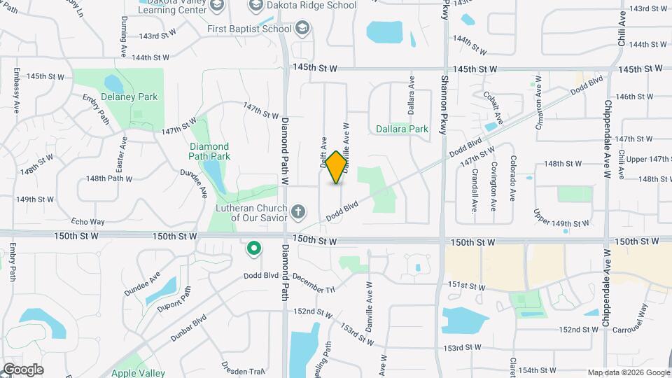 14863 Danville Ave W Map and Location Details