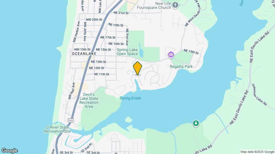 1253 E Lagoon Dr Map and Location Details