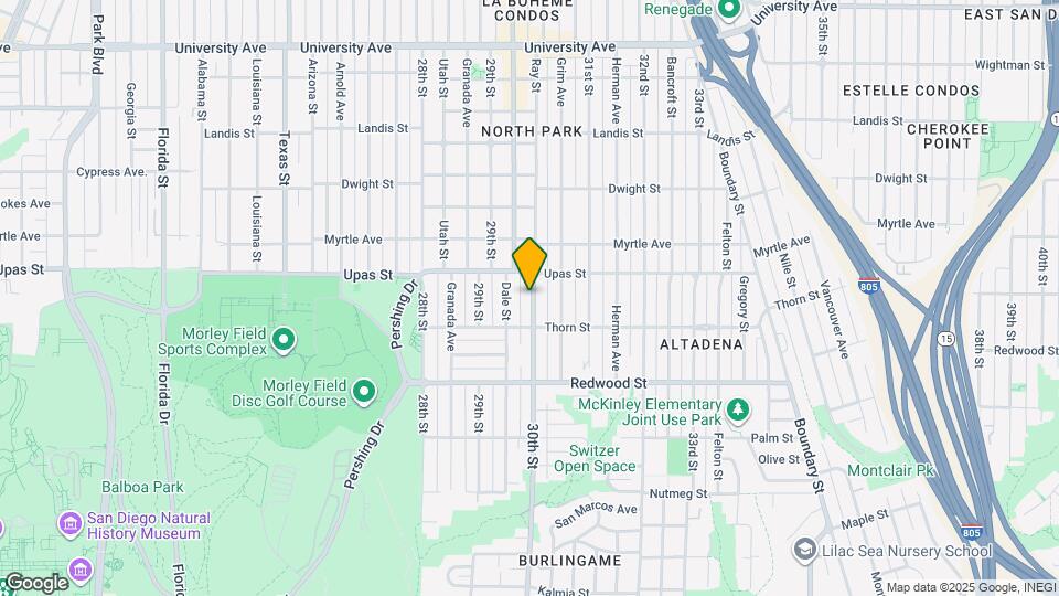 3354-56 30th St Map and Location Details