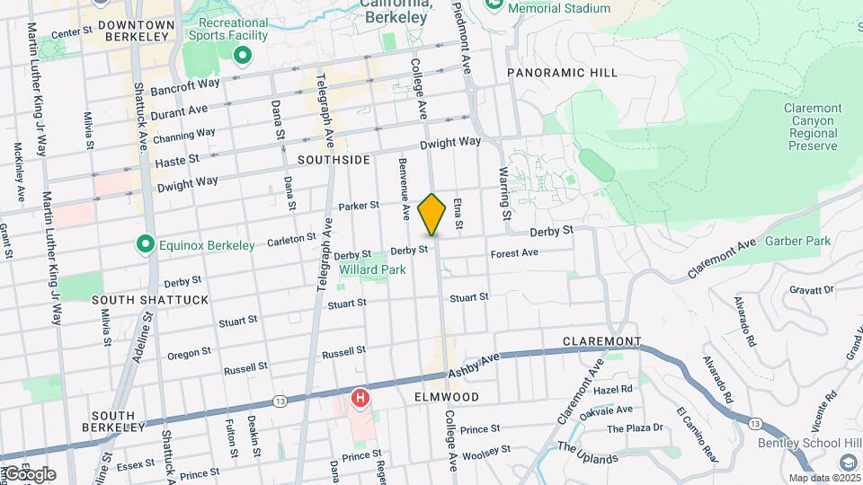 2642 College Ave Map and Location Details