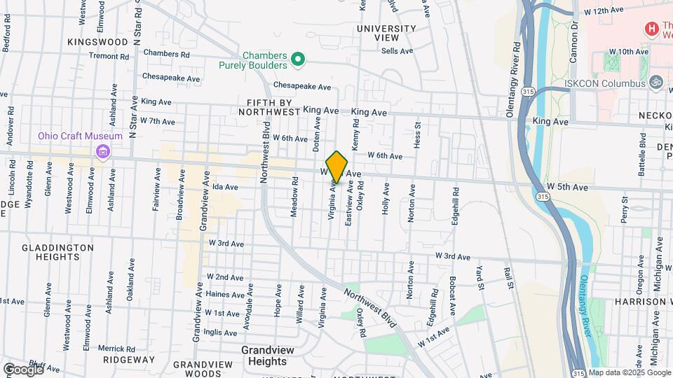 1412 Virginia Ave Mapa y Detalles de la Ubicación