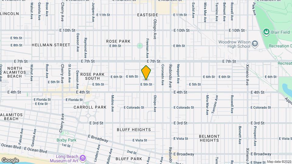 3025 E 5th St Map and Location Details