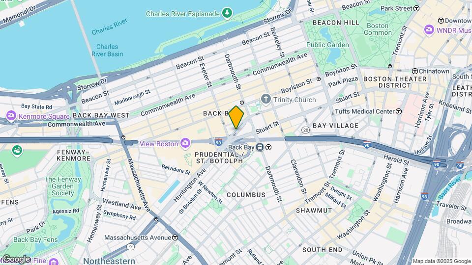 78 S Huntington Ave Map and Location Details
