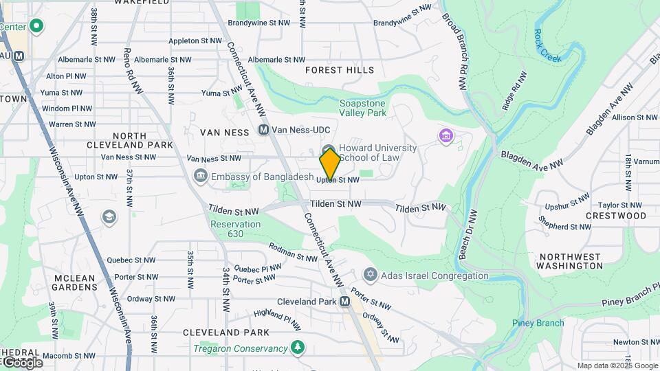 2922 Upton St NW Map and Location Details