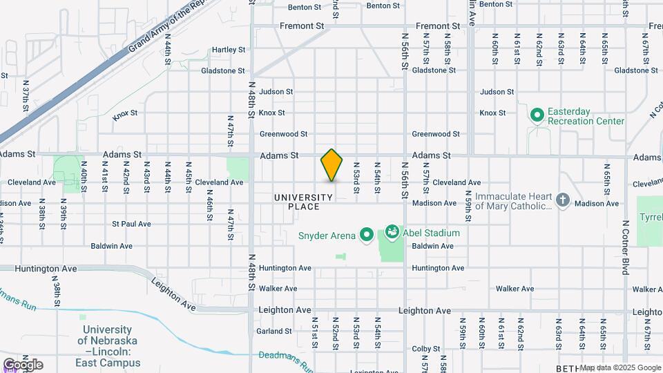 5143 Cleveland Ave Map and Location Details
