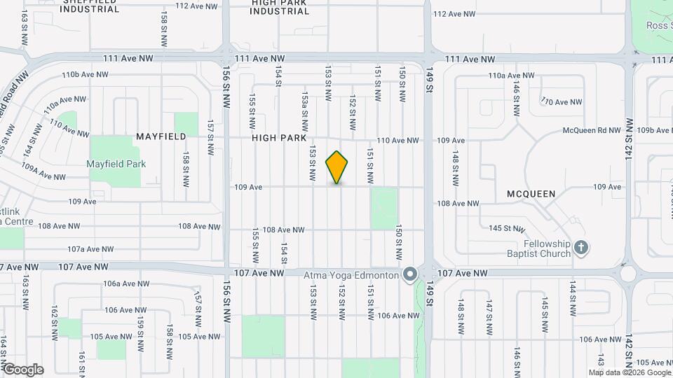 15211 109 Ave NW Map and Location Details