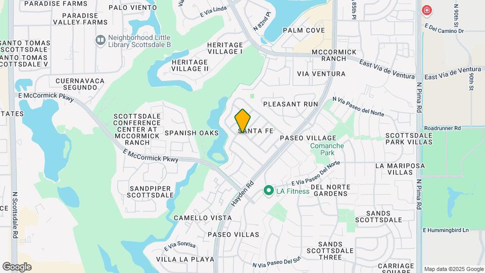 8045 E Vía De Viva Mapa y Detalles de la Ubicación