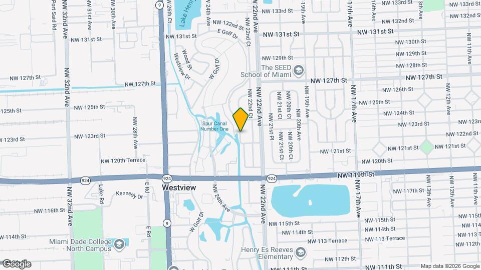 12223 NW 23rd Pl Mapa y Detalles de la Ubicación