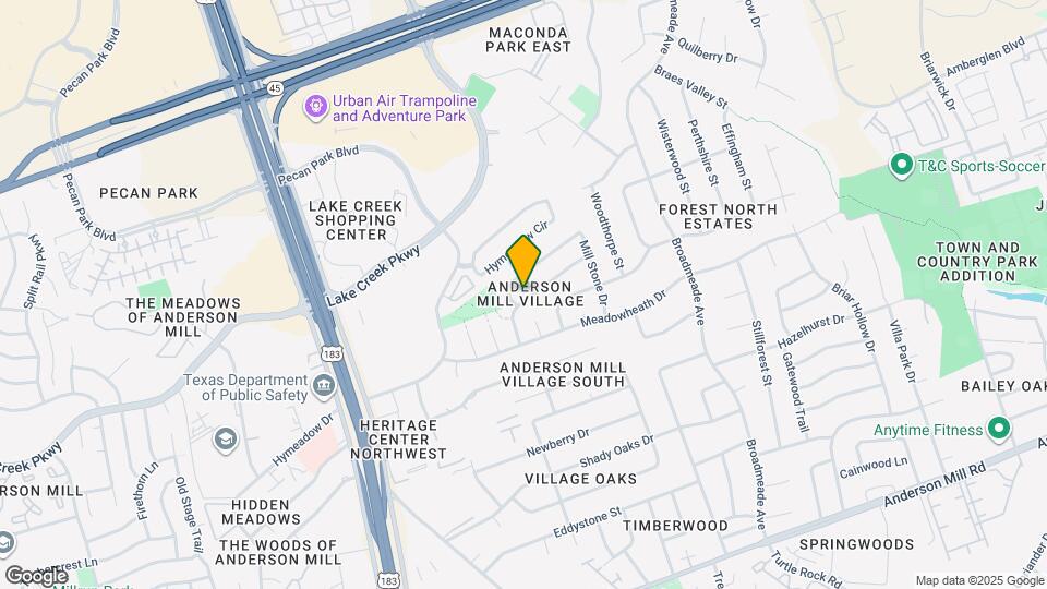 9730 Anderson Village Dr Mapa y Detalles de la Ubicación