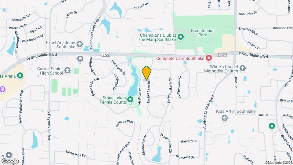 300 Timber Lake Dr Map and Location Details