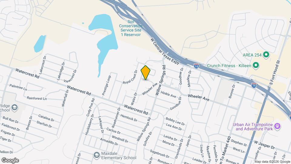 2210 Silverway Dr Mapa y Detalles de la Ubicación