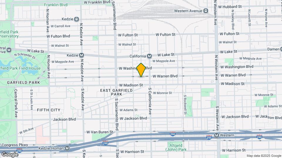 2833 W Warren Blvd, Unit 2 Map and Location Details