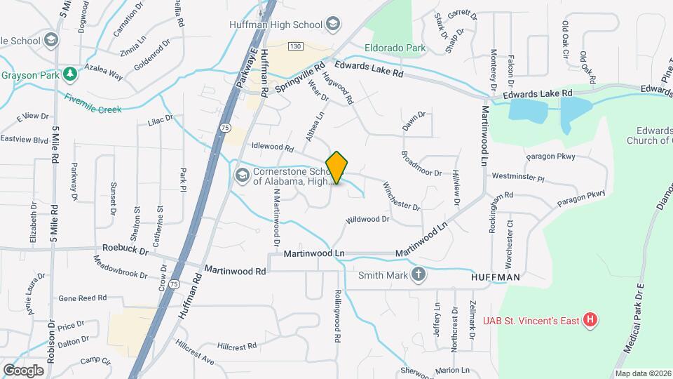 964 Ridgewood Cir Map and Location Details