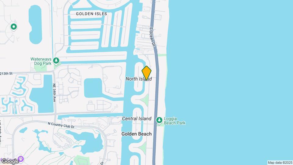 584 Golden Beach Dr Map and Location Details