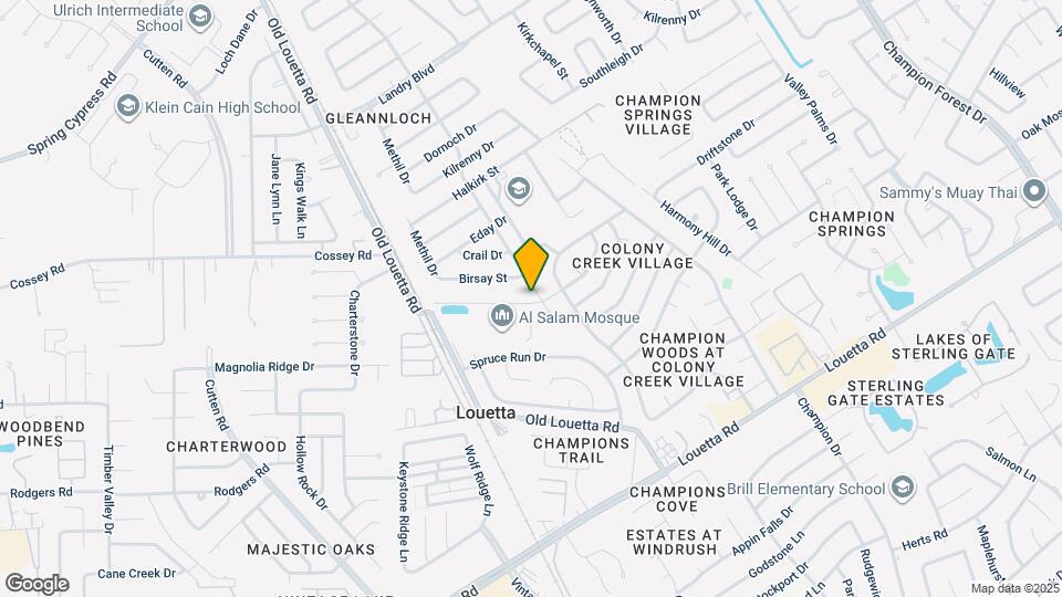 9606 Champion Heavens Dr Map and Location Details