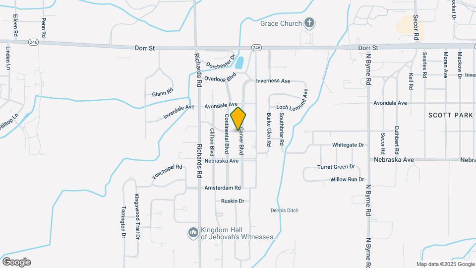 715 Carver Blvd Map and Location Details