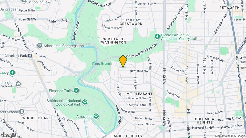 1865 Newton St NW Map and Location Details