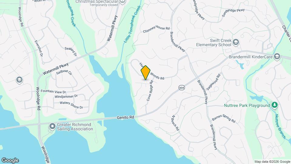 14304 Cove Ridge Pl Map and Location Details