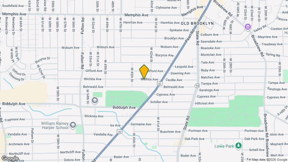 4225 Wichita Ave Map and Location Details