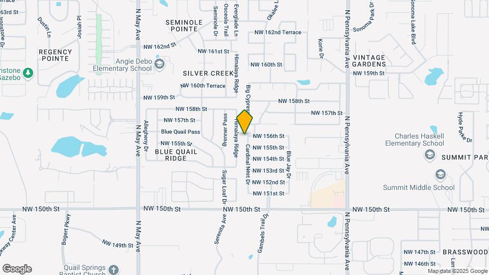 15617 Cardinal Nest Dr Map and Location Details