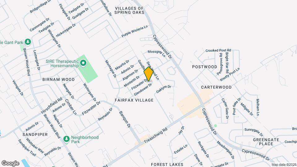 5023 Glendower Dr Map and Location Details