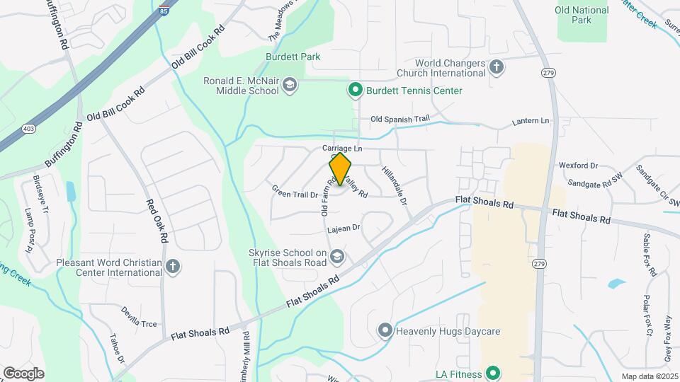 2805 Green Trail Dr Map and Location Details