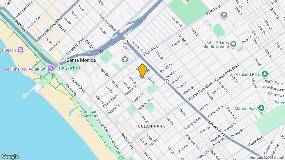 631 Pacific St Map and Location Details