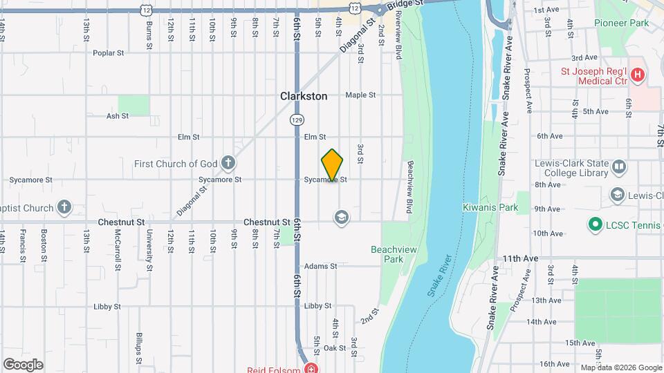 407 Sycamore St Map and Location Details