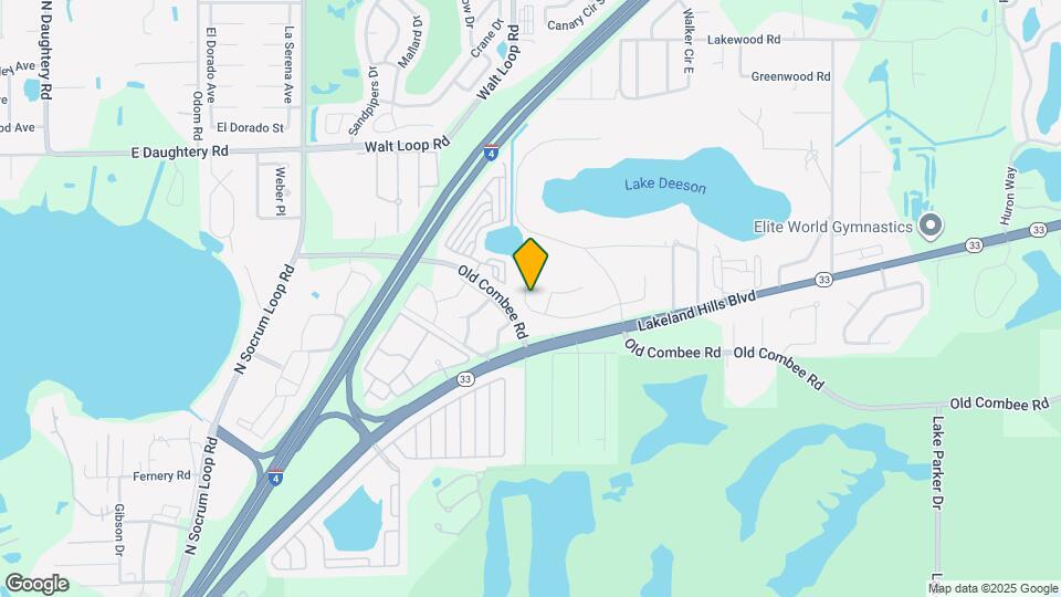 1070 Lake Deeson Woods Ln Map and Location Details