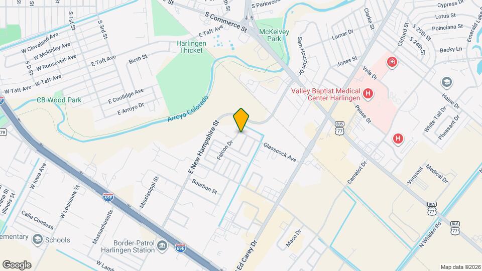 1110 Falcon Dr Map and Location Details