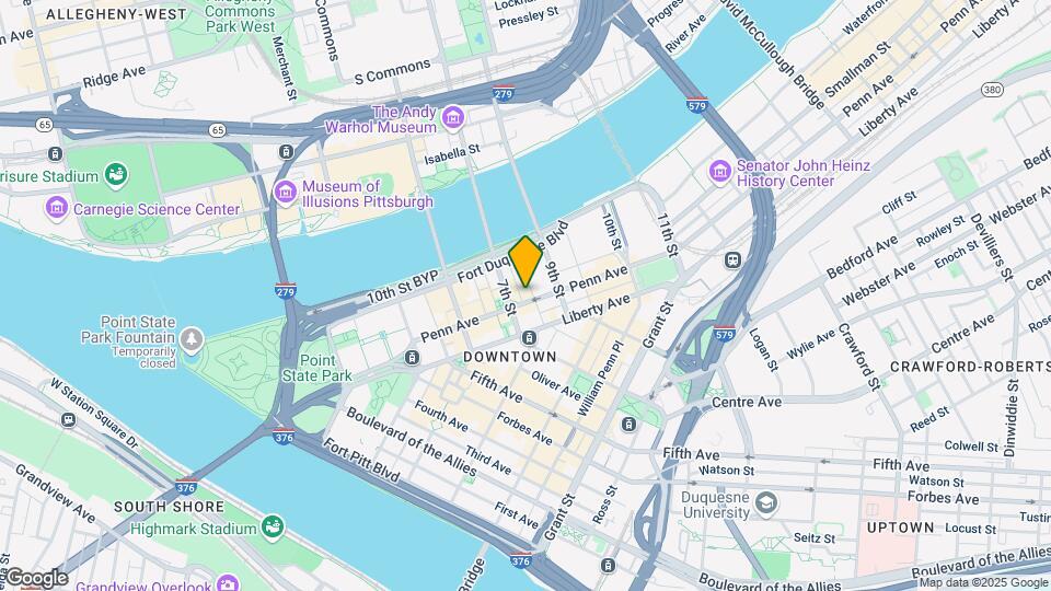 Eighth and Penn Mapa y Detalles de la Ubicación