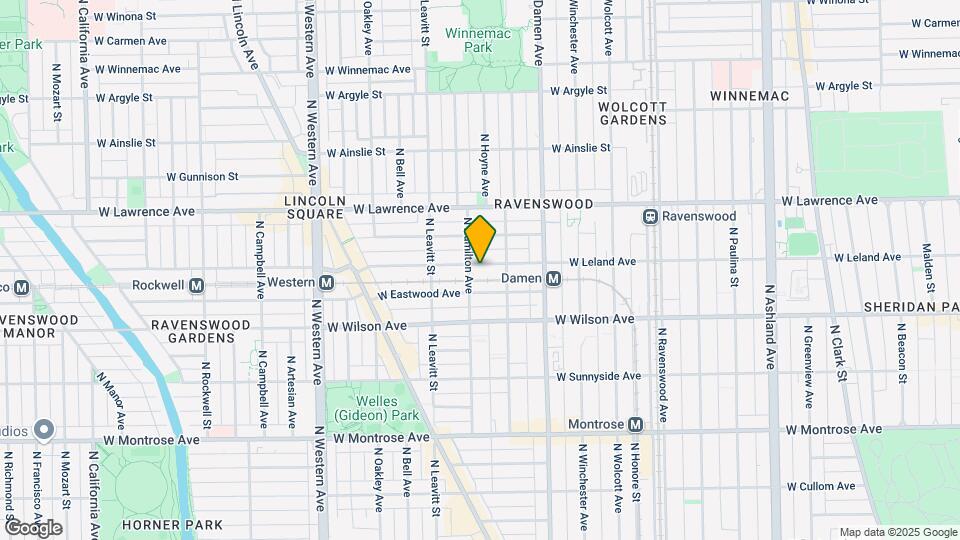 2127 W Leland Ave Map and Location Details