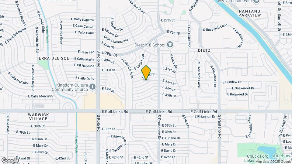 7421 E 33rd St Map and Location Details