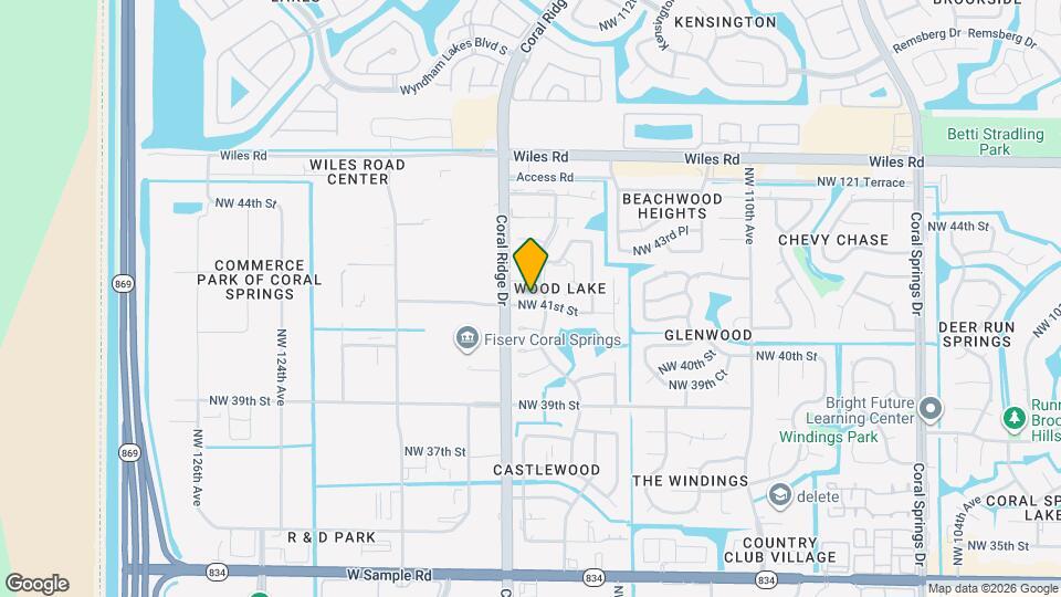 11531 NW 41st St Map and Location Details