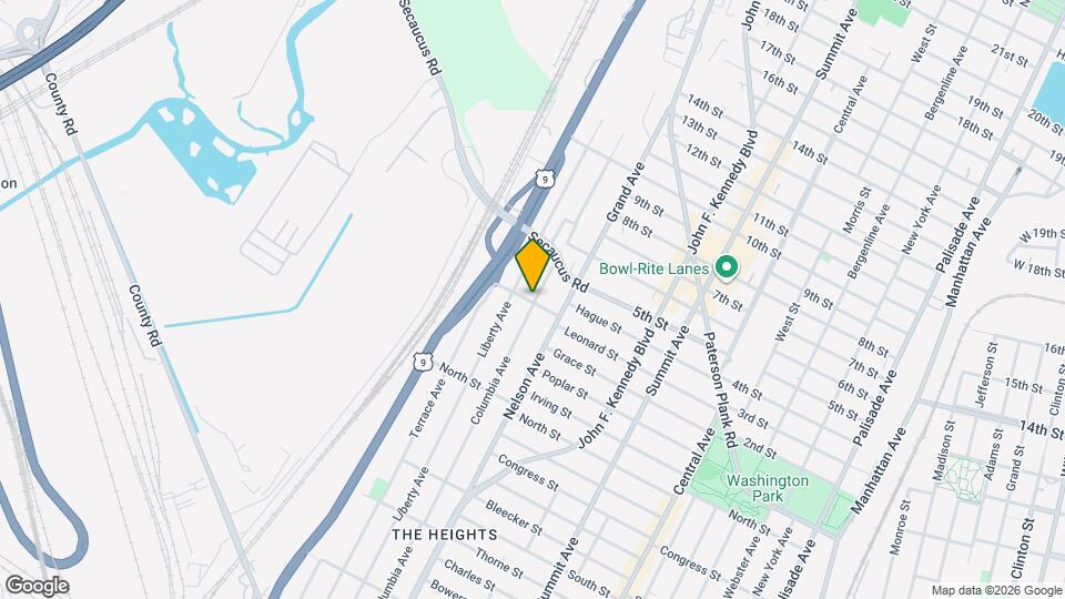 299 Columbia Ave Map and Location Details