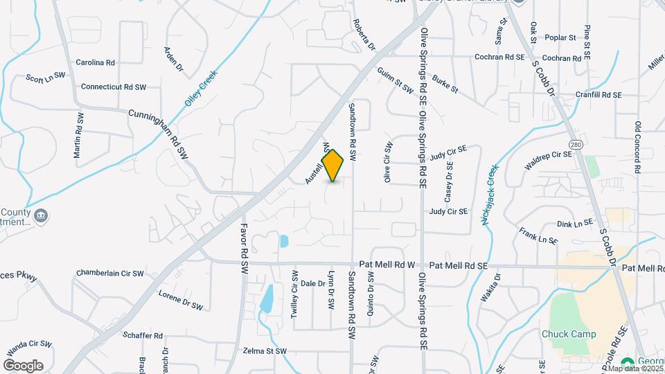 199 Ripple Creek Dr SW Map and Location Details