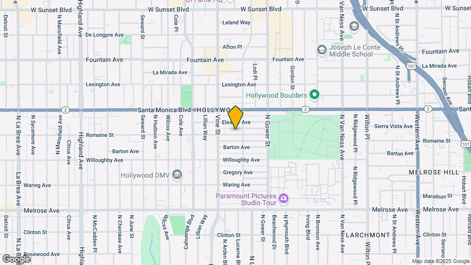 6115 Romaine St Mapa y Detalles de la Ubicación