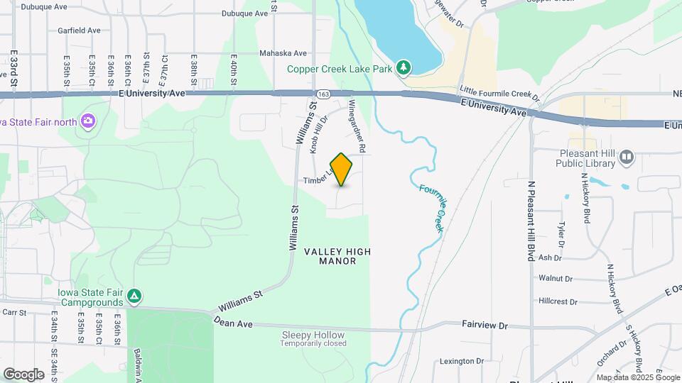 617 Hickory Hill Ln Map and Location Details