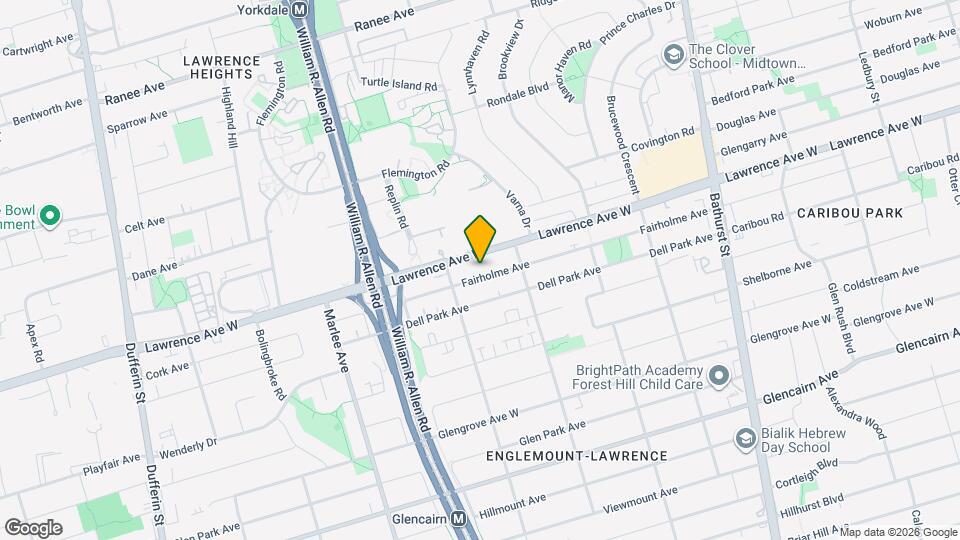 118 Fairholme Ave Map and Location Details